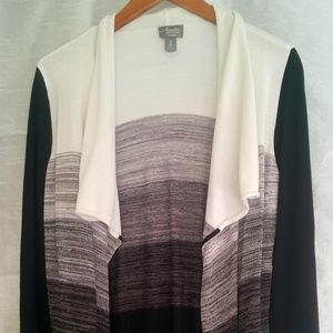 Ombre Sweater - Black to White